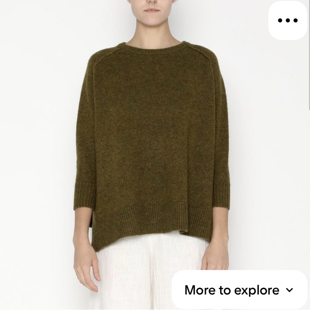 Szekki 7115 Exposed Seam yak merino Sweater